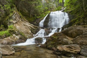 Waterfall, Green Mountains, Vermont, USA